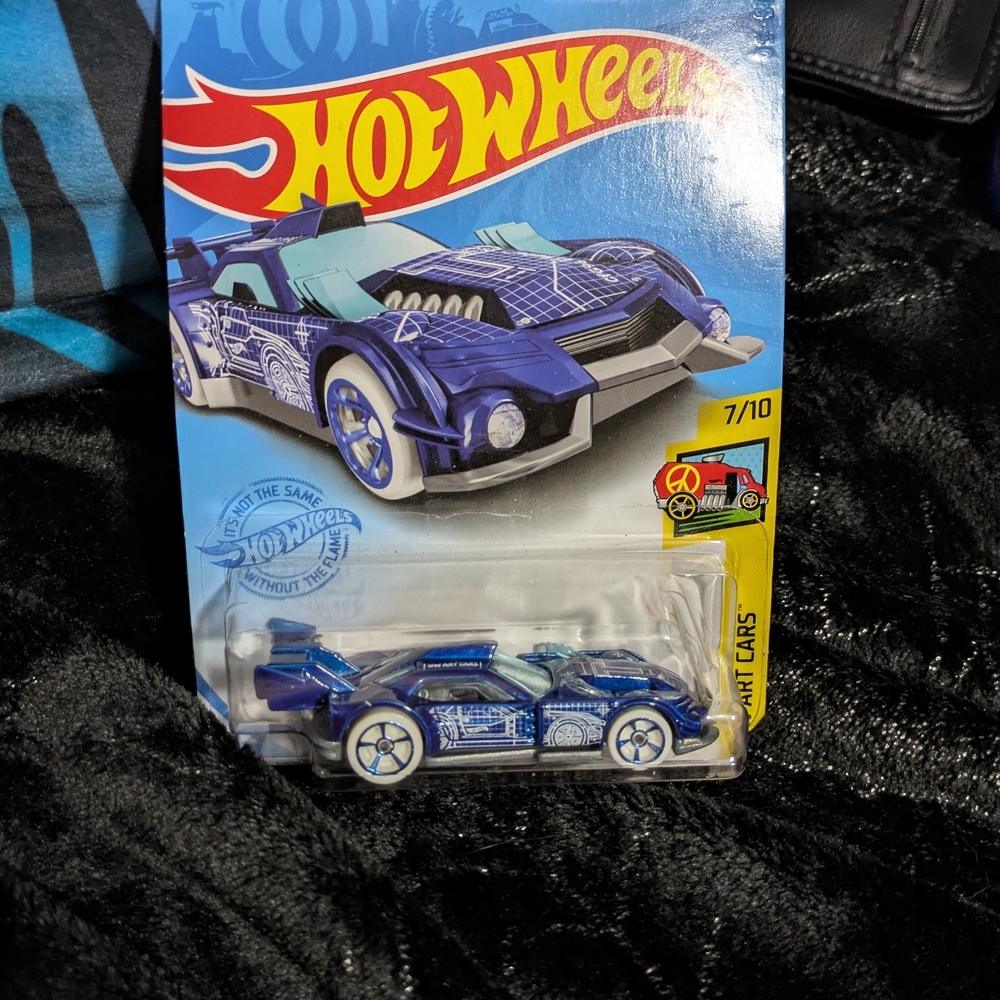 Hot Wheels Blue Circuit Racer Toy Car